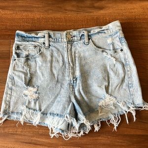 Abercrombie & Fitch High Rise Mom Shorts (Size 10)